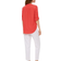 s.Oliver 3/4 Sleeves Linen Blouse - Coral