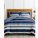 FairField Square Collection Austin Bedspread Blue (218.4x193)