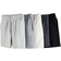 H&M Cotton Jersey Shorts 5-pack - Dark Grey/Light Grey (0854711018)