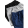 H&M Cotton Jersey Shorts 3-pack - Navy Blue/Light Grey Marl (0801267025)