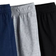 H&M Cotton Jersey Shorts 3-pack - Navy Blue/Light Grey Marl (0801267025)