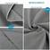 FLXXIE Body Pillow Case Grey (137.2x50.8cm)