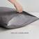 FLXXIE Body Pillow Case Grey (137.2x50.8cm)