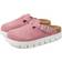 Birkenstock Boston Chunky Suede Leather - Candy Pink