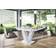 Perspectives Solid Extendable Shiny White Dressing Table 80x120cm