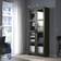 IKEA Brimnes Black Vitrinskåp 80x190cm