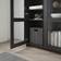 IKEA Brimnes Black Vitrinskåp 80x190cm