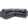 Abakus Direct Ferguson Dark Grey Sofa 200cm 5 Seater