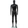 vidaXL Full Body Male Mannequin with Glass Base Glossy Black 185cm