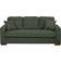 Latitude Run Edmundo Dark Green Sofa 75" 3 Seater