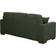 Latitude Run Edmundo Dark Green Sofa 75" 3 Seater
