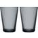 Iittala Kartio Dark Grey Drinking Glass 13.5fl oz 2