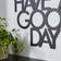 Elements Good Day Black Wall Decor 35x50cm