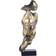 Aboxoo Thinker Statue Slilence Gold Figurine 28.4cm