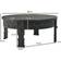 FineBuy Mango Wood Black Coffee Table 80cm