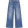 Ganni J1487 Light Denim Wide Jeans Mid Blue Vintage