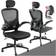 tectake 405323 Black Kontorsstol 131cm