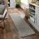Dunelm Marvel Shaggy Washable Indoor Grey 50x180cm