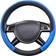 Car Pass Line Rider Microfiber Leather Sporty Steering Wheel Cover