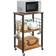 Vasagle Serving Rustic Brown Carrito Mesa 40x60cm