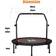 FREEDARE Foldable Mini Trampoline Garden Workout Fitness Rebounder with Adjustable Foam Handle