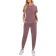 Shein LUNE Solid Round Neck Tee & Trousers Set