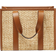 Aspinal of London Henley Step Weave Raffia Tote Bag -Natural/Tan