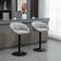 Homcom Swivel Light Grey Bar Stool 104cm 2pcs