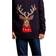 Joules Clothing Kid's Cracking Reindeer Family Christmas Sweater - Navy