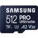 Samsung Pro Ultimate microSDXC UHS-I U3 V30 A2 512GB