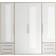 Stella Trading Bedroom White High Gloss Wardrobe 206x194cm