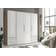 Stella Trading Bedroom White High Gloss Wardrobe 206x194cm