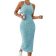 Shein Essnce Solid Halter Neck Bodycon Dress