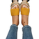 Shein Fashion Solid Color Flat Slippers With Simple Ribbed Straps