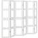 vidaXL 6 Panels White Romavdeler 215x180cm