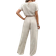 Shein Frenchy Women's Pants Set Loose Texture Solid Color Casual Two Piece Suit