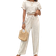 Shein Frenchy Women's Pants Set Loose Texture Solid Color Casual Two Piece Suit
