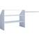 VCM Dacho Clothes Rack White Væghylde 90cm