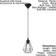Loops Hanging Wire Cage Black Pendant Lamp ∅ 17.5cm