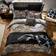 Ted Baker Feathers Duvet Cover Orange, Black (274.3x243.8cm)