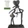 Casablanca Moderne Design Sculpture Couple With Heart Balloon and Saying Charm Love Brown Dekorationsfigur 22.5cm