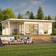 Palmako 9.2m 4m Contemporary Log Cabin Gazebo (Building Area )