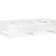 vidaXL 820258 White Sofa 204cm 2 personers