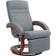 Homcom Manual Recliner Grey Armchair 100cm