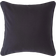 Homescapes Cotton Plain Cushion Cover Black (60x60cm)