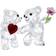 Swarovski Kris Bear Happy Together Multicolour Dekorationsfigur 5.7cm