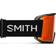 Smith Optics Squad Snow Winter Goggles - Black Chromapop Everyday Red Mirror