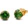 Kate Spade Pop of Joy Spade Flower Studs - Gold/Green