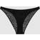 Understatement Mesh Bikini Briefs Black Leopard