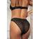 Understatement Mesh Bikini Briefs Black Leopard